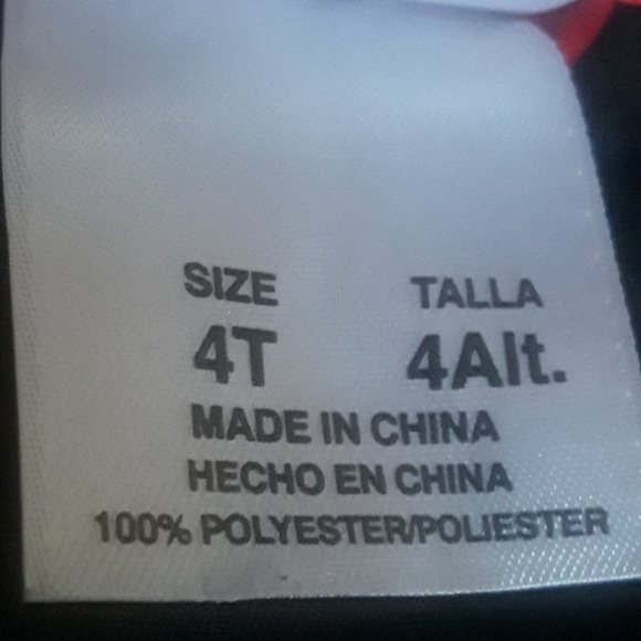 SIZE 4 T. ADIDAS kids zip-up track jacket. - Picture 8 of 8